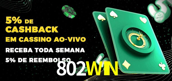 Promoções do cassino ao Vivo 802WIN